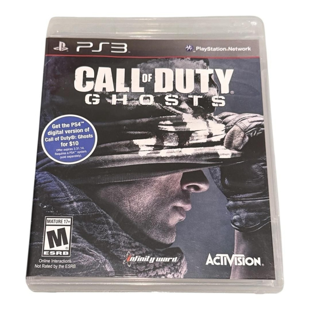 Call Of Duty Ghosts PlayStation 3 PS3 Game Complete Activision M Rated Shooter